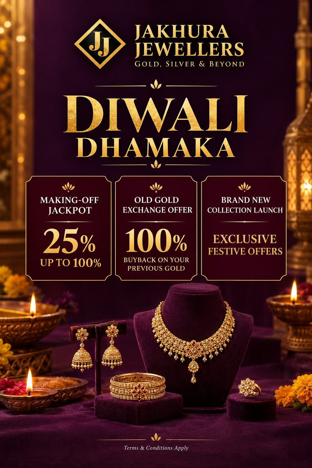 Diwali Dhamaka at Jakhura Jewellers, Nashik – Festive Offers You Don’t Want to Miss!