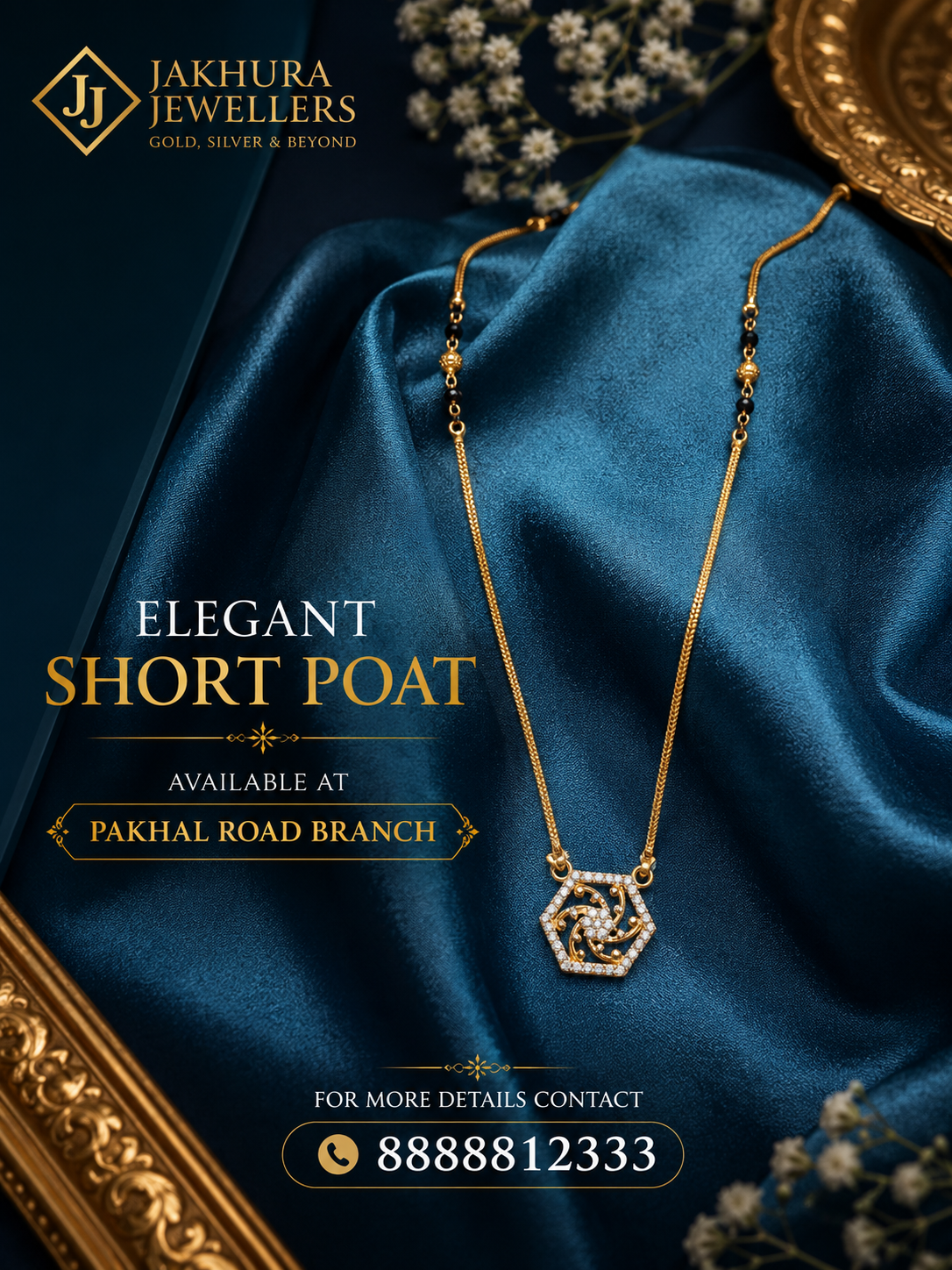 Introducing the New Elegant Short Poat Collection at Jakhura Jewellers