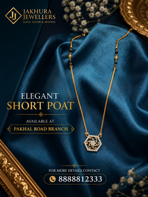Introducing the New Elegant Short Poat Collection at Jakhura Jewellers