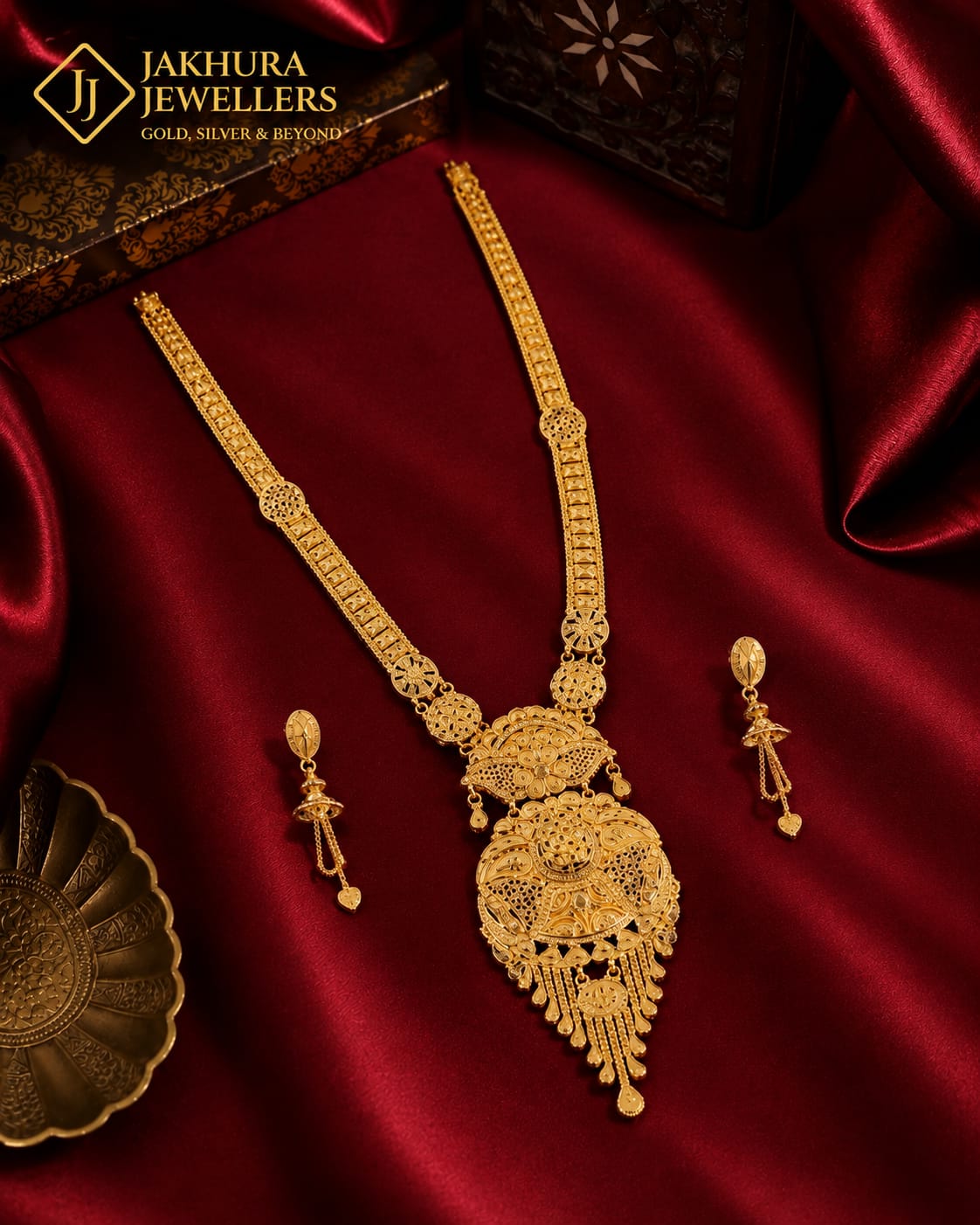 Discover the New Arabic Long Necklace Collection at Jakhura Jewellers, Nashik