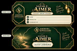 SAFAR-E-AJMER Reminder: Shop at Jakhura Jewellers and Get a Chance to Win a Blessed Journey to Ajmer Sharif!