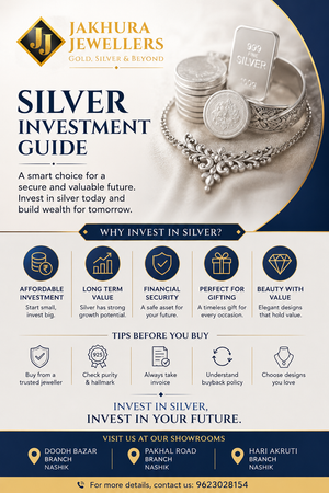 Silver Investment Guide: Why Silver is a Smart Choice for Every Investor  By Jakhura Jewellers