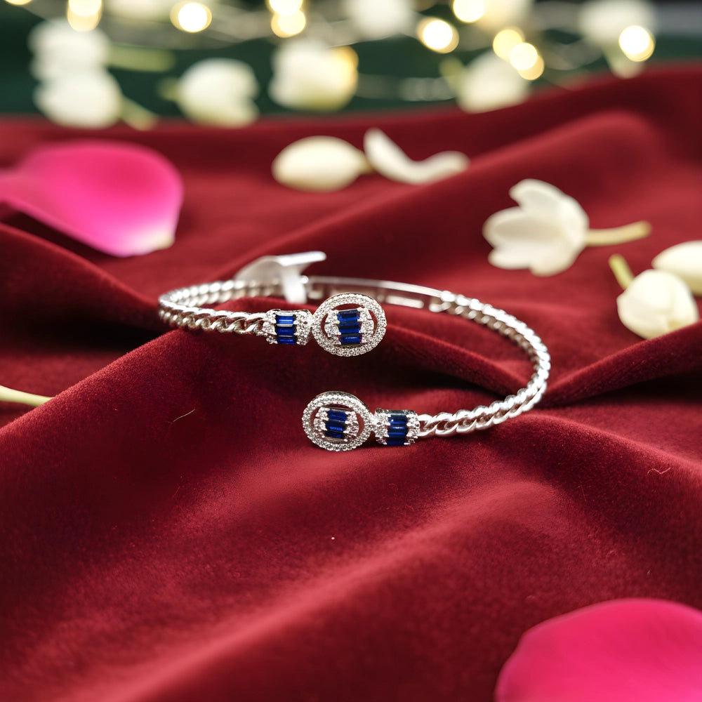 Silver Italian Ladies Designer Bracelet