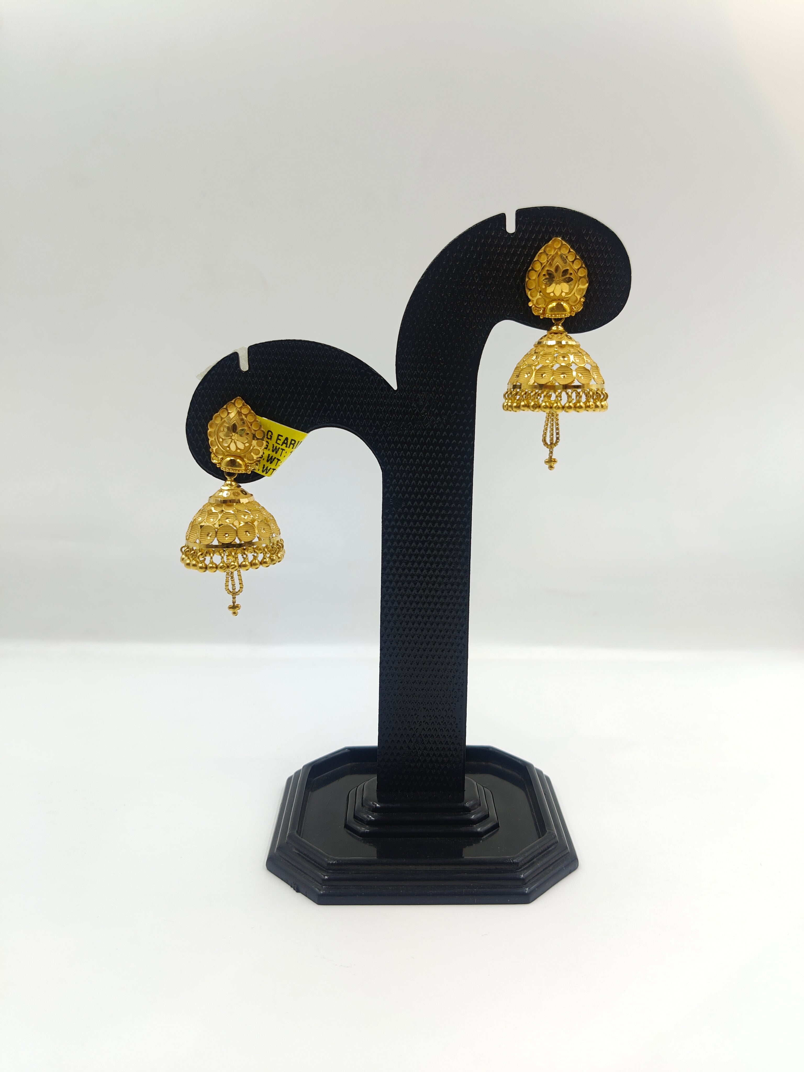 22K Gold Traditional Jhumka Earrings | Elegant Festive & Bridal Jewelry