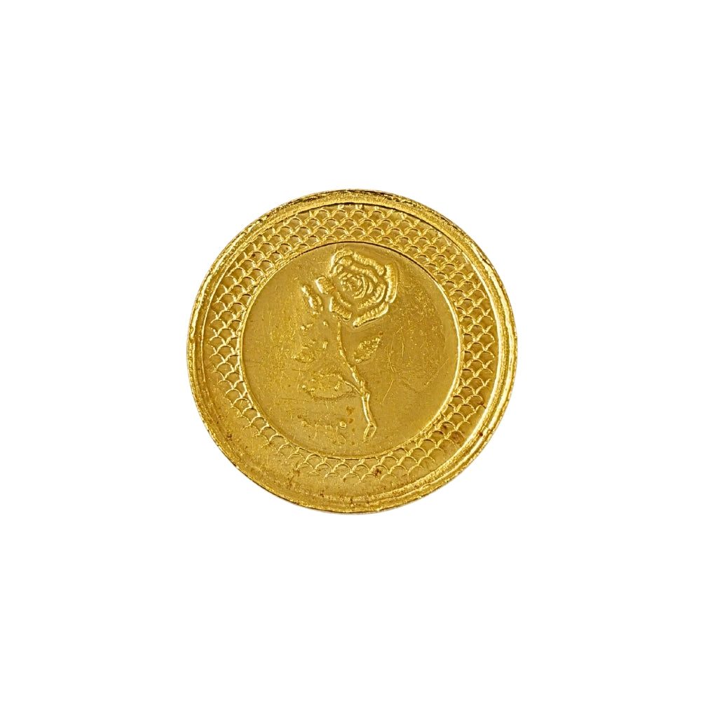 2g 24K Gold Coin (Rose Design) | Pure Gold by Jakhura Jewellers Brand