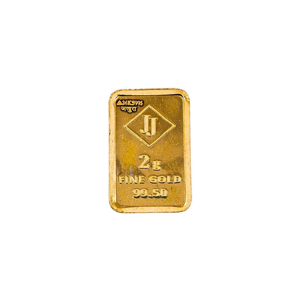 2g  Gold Coin - Pure Fine Gold Investment by Jakhura Jewellers