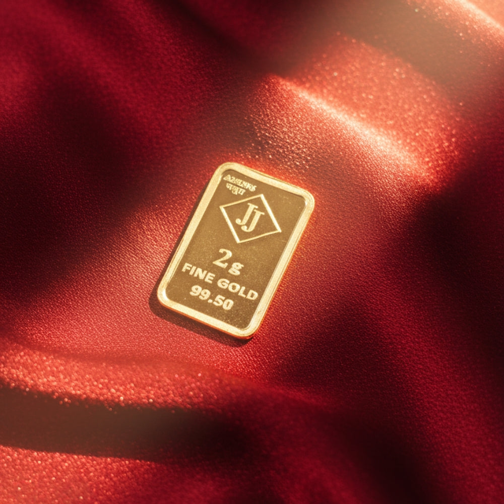 2g  Gold Coin - Pure Fine Gold Investment by Jakhura Jewellers