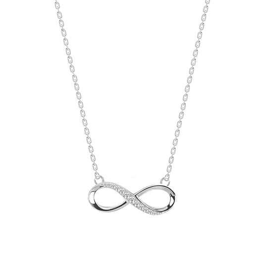 Infinity Symbol Silver Necklace – Jakhura Jewellers