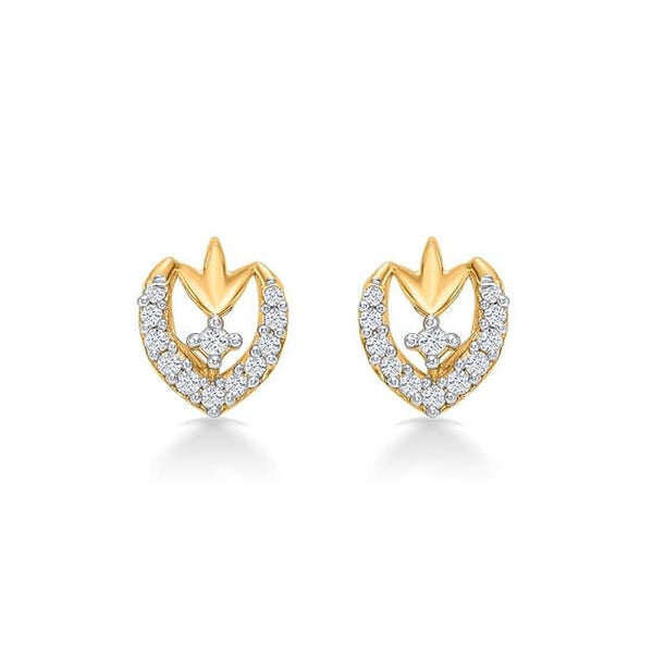 22 Karat (916) Yellow Gold Enduring Grace Stud Earring