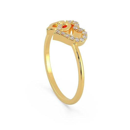 Gold & Diamonds Gold Ring for Women 22k Pure Gold | 22Kt Gold Ring for Women