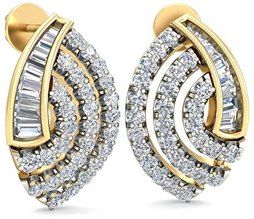 22k gold earrings Nashik