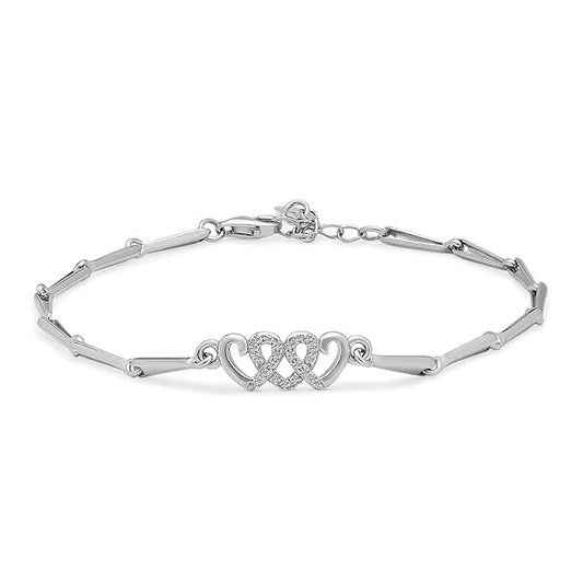 Twin Heart Bond Bracelet – Jakhura Jewellers