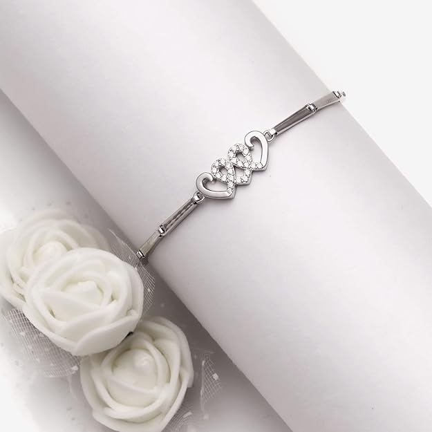 Twin Heart Bond Bracelet – Jakhura Jewellers