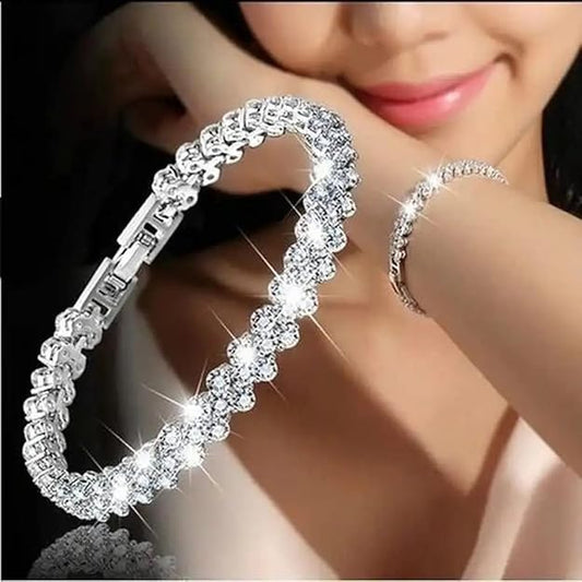 Starlight Elegance Diamond Bracelet – Jakhura Jewellers