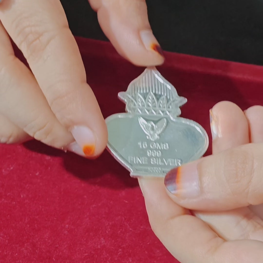 15g Fine Silver Kalash (999 Purity) | Authentic Jakhura Jewellers Gift