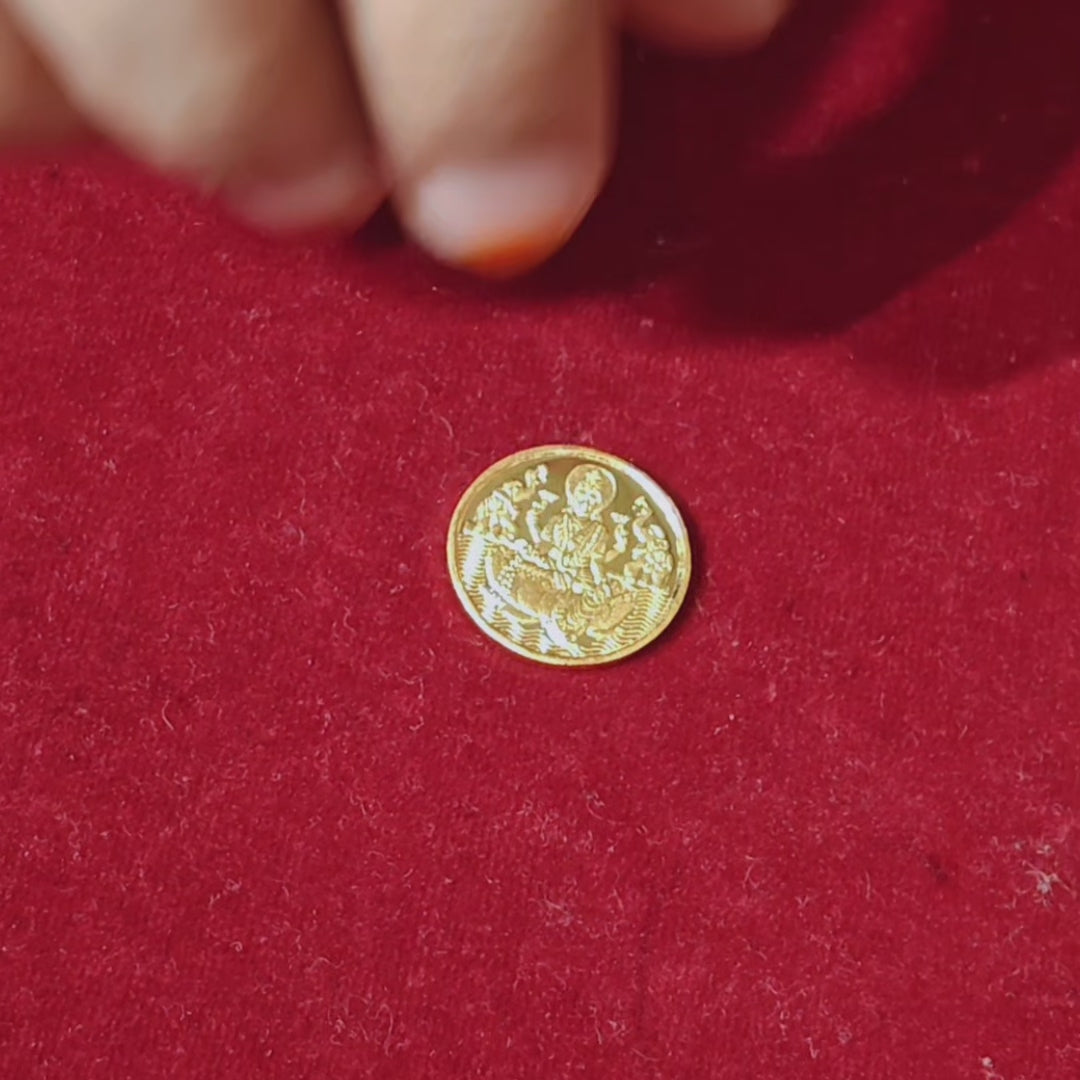 2g Gold Coin (Laxmi Design)  Jakhura Jewellers