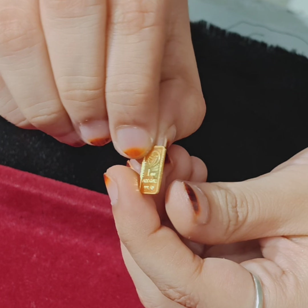 1g Gold Coin - Pure Fine Gold Investment by Jakhura Jewellers