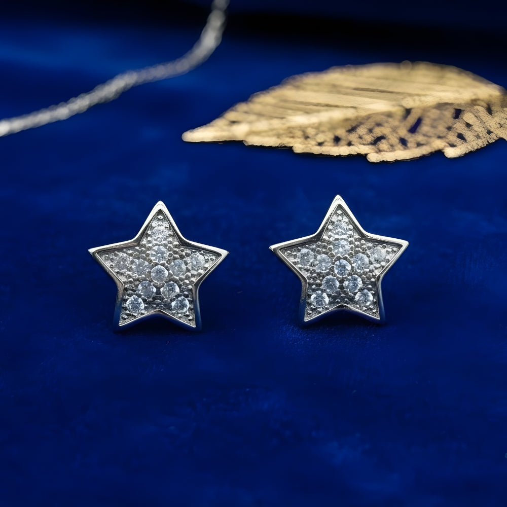 Italian Silver Star Design Tops | 925 Silver