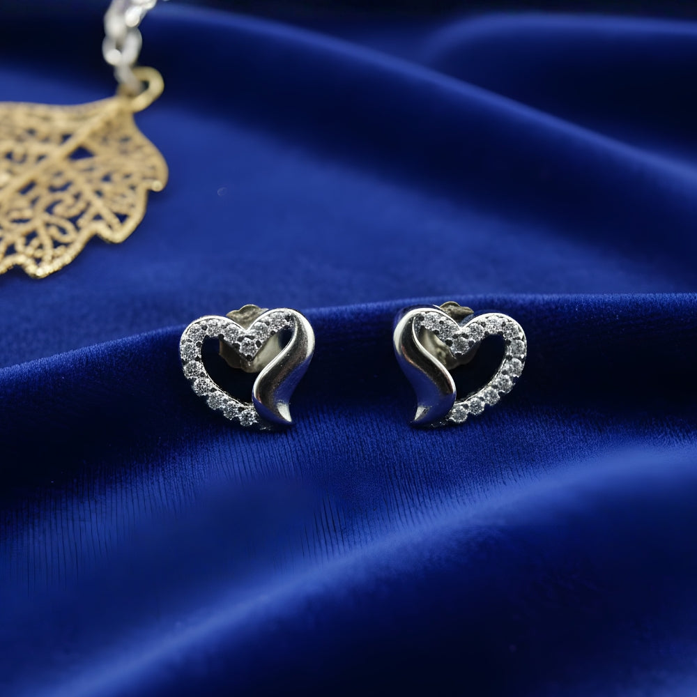 Italian Silver Dual Heart Tops | 925 Silver