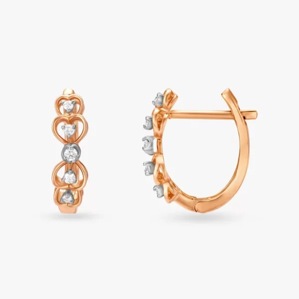 Embrace Diamond Hoop Earrings